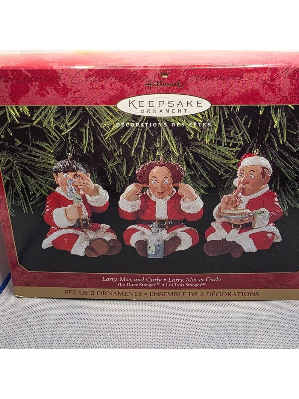 Hallmark Keepsake Ornament The Three Stooges - Larry, Mom and Curly - Vintage